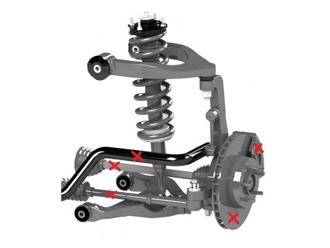 2022 HYUNDAI KONA Suspension Assembly - Front - Left - Weber